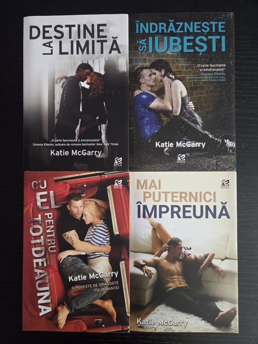 Vând seria completă Katie McGarry – 4 volume (Epica Publishing]