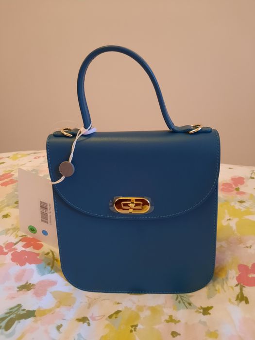 Vand geanta piele Coccinelle turquoise