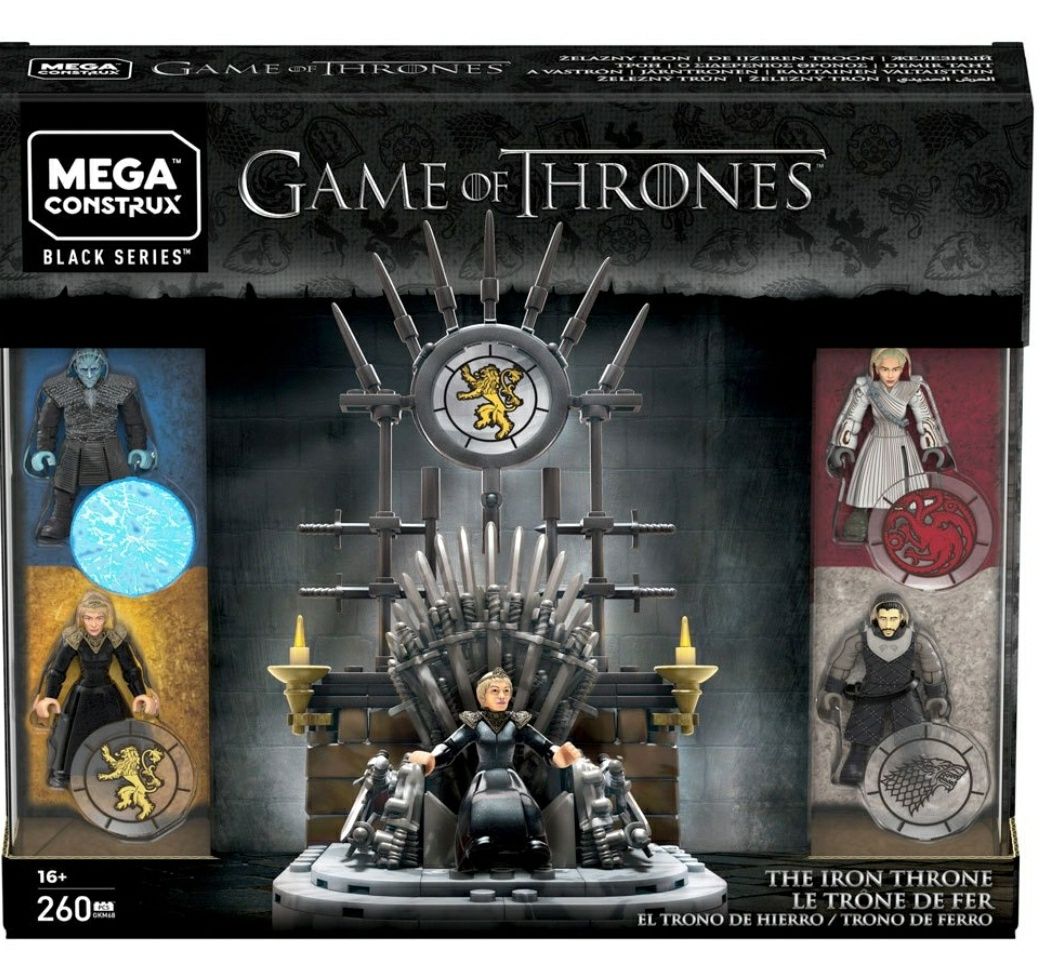 Set Mattel Building Block Construx Black Series Game of Thrones LEGO