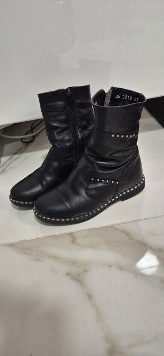 Cizme fete 31 cu blanita