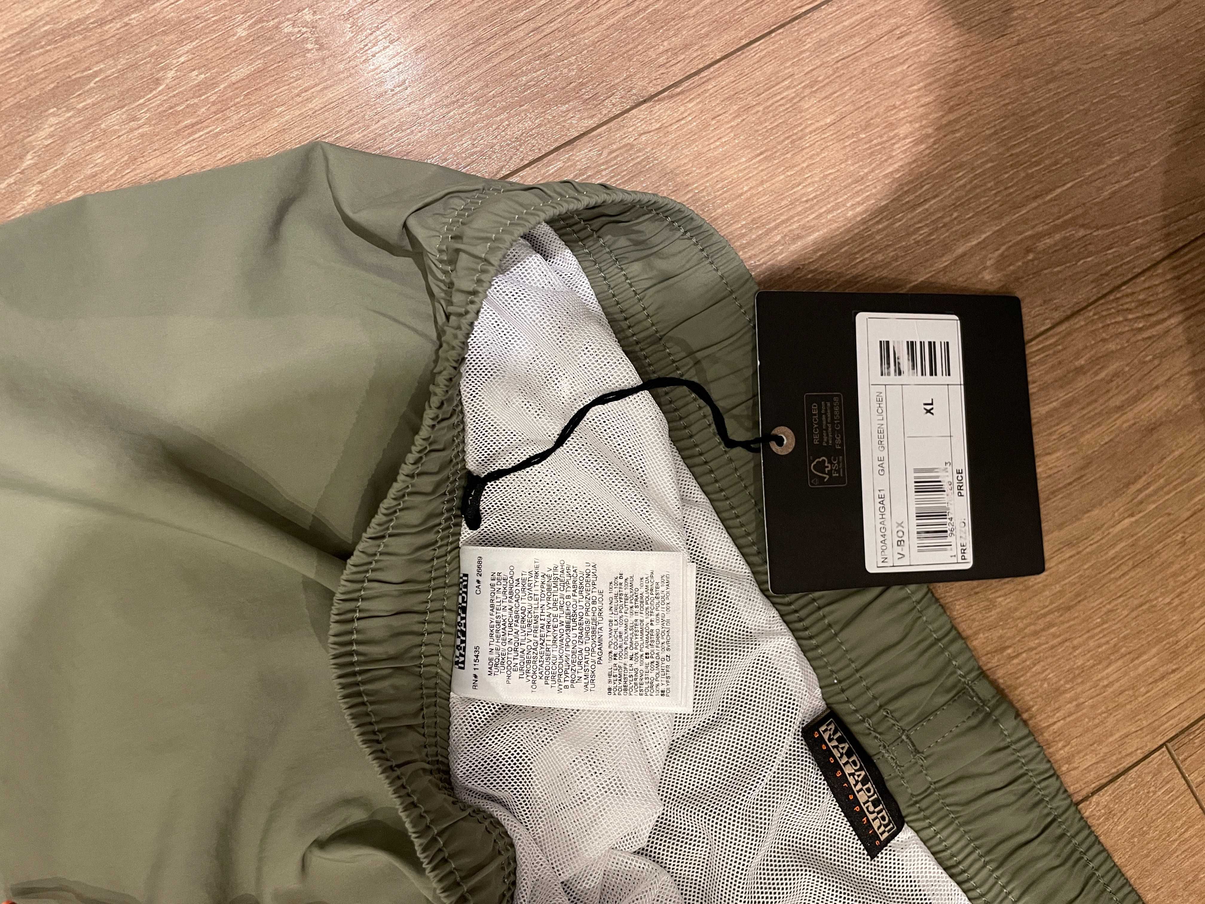 Оригинален Napapijri V-Box, бански, Military Green, размер: XL