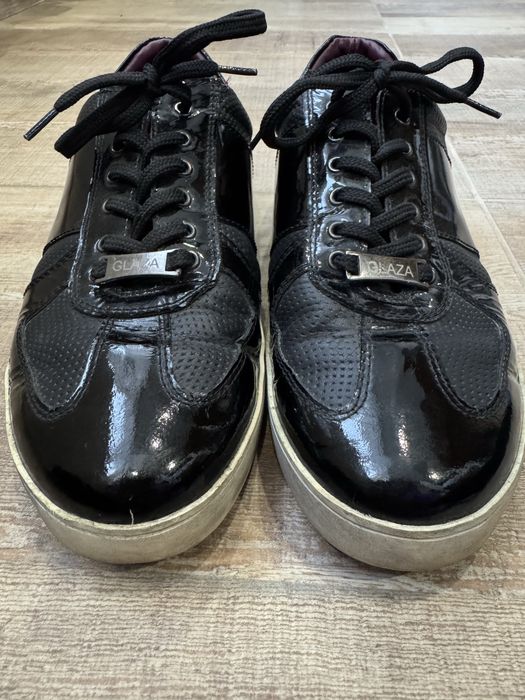 Ежедневни черни обувки естествена кожа Glaza