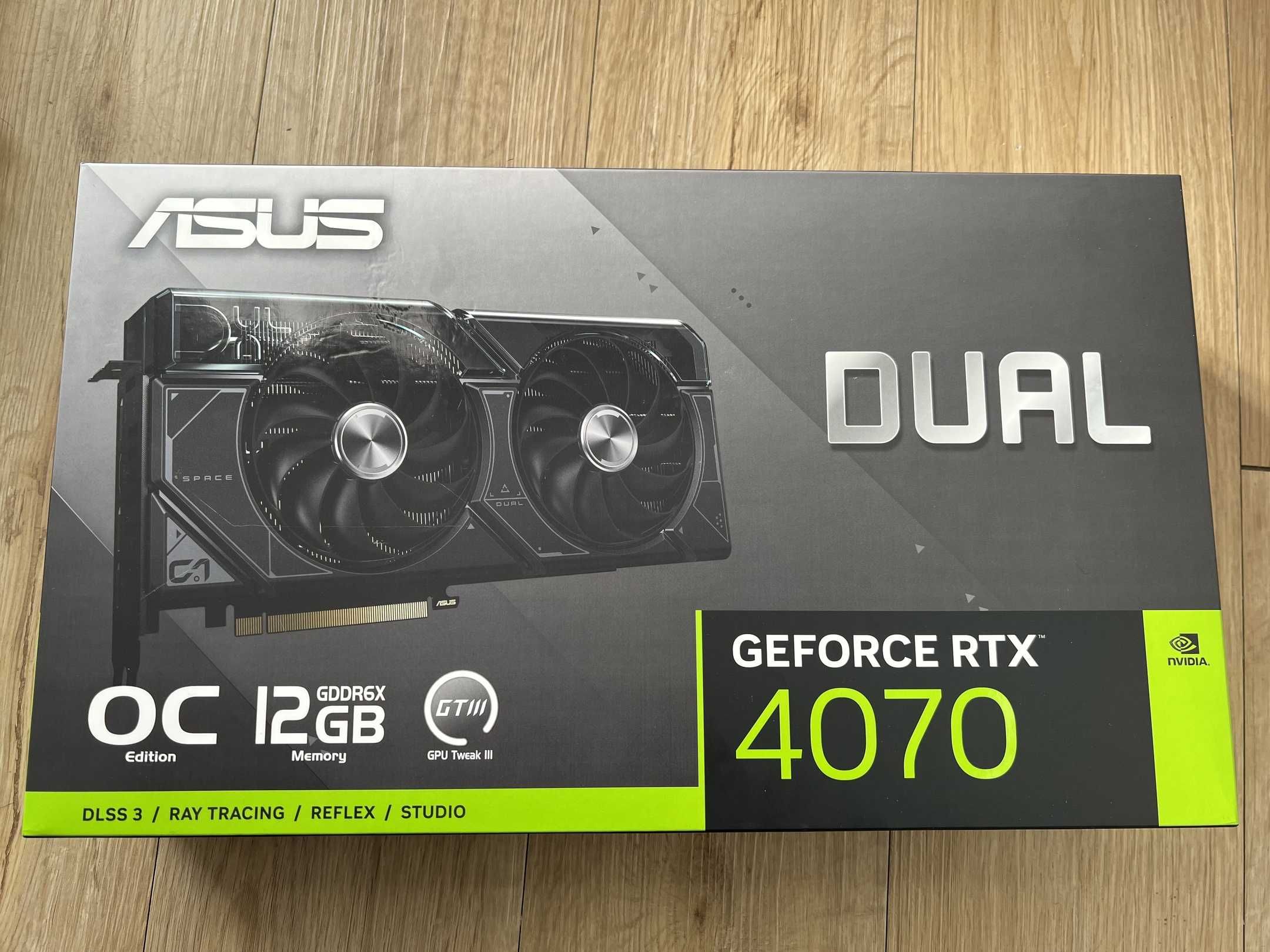 Продам новую rtx 4070 Asus 12gb