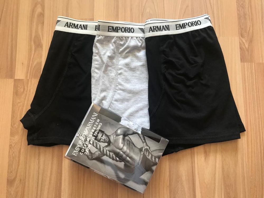 Мъжки боксерки/бельо-3 броя в кутия Boss, Armani, Calvin klein, Tommy