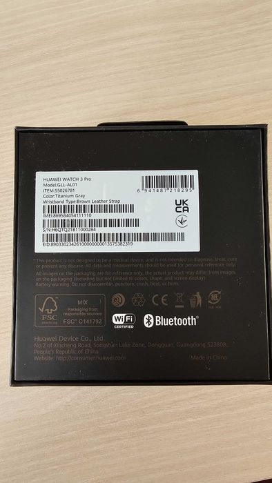 Huawei watch 3pro + оригинален адаптор