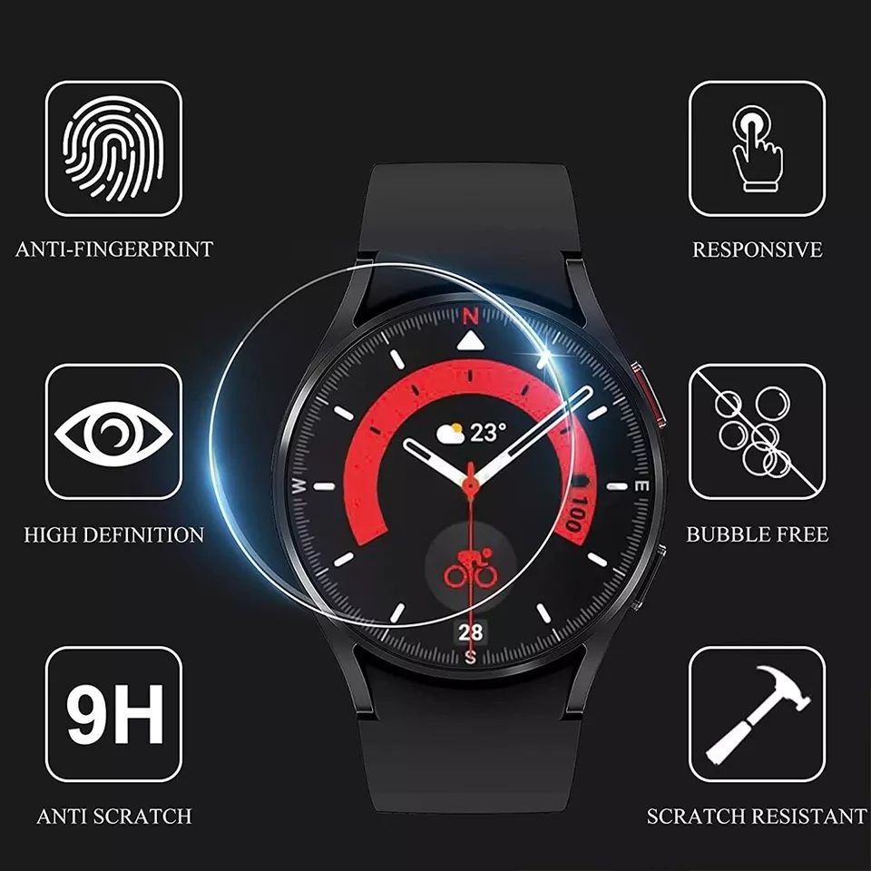 Стъклен Протектор за Дисплей за Часовник Samsung Watch5 Pro / 40 44мм