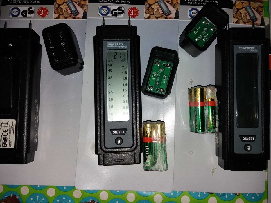 Umidometru Powerfix ecran LCD dispozitiv de măsurare a umidității lemn