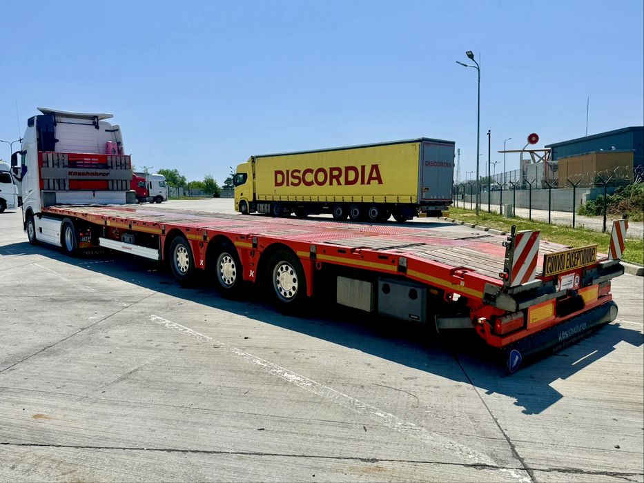 Vand semiremorca platforma extensibila