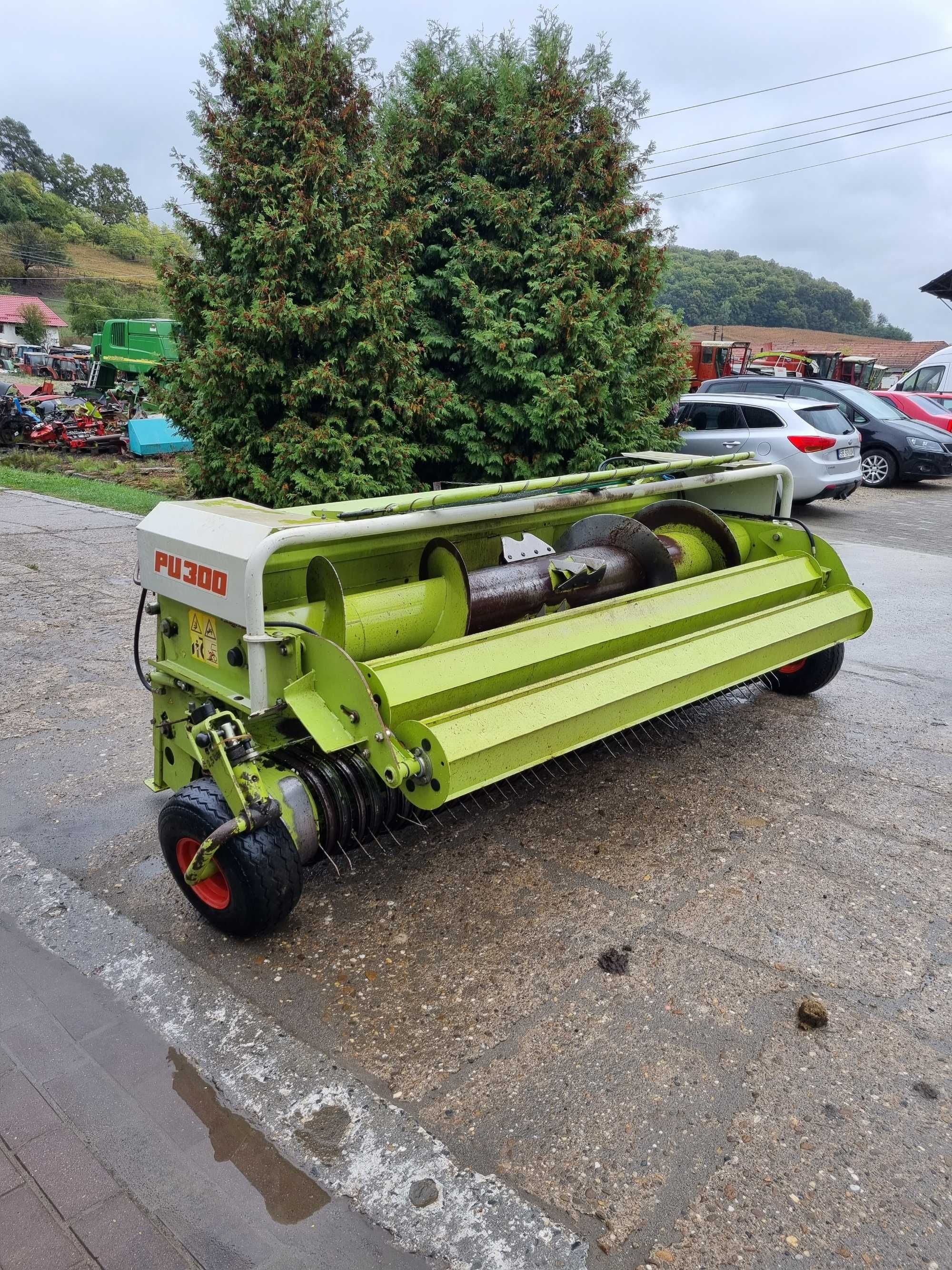 Schimb cu ingrasaminte/seminte/auto Heder/masa semifân Claas PU300