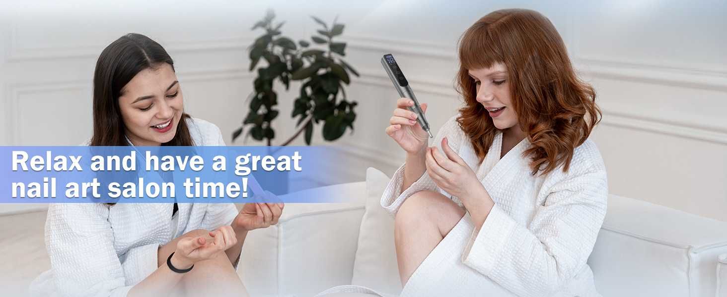 NAILGIRLS Безжична електрическа пила за нокти с аксесоари