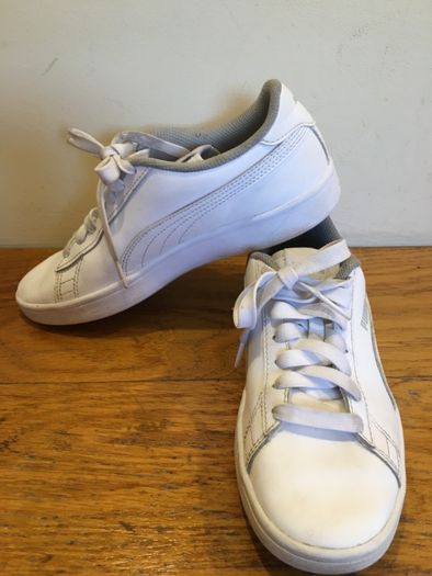 pantofi sport Puma, albi, masura 36