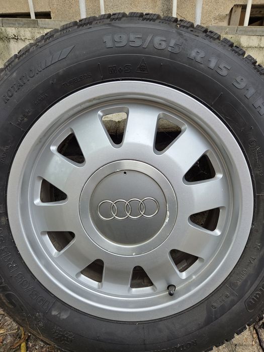 Продавам джанти с гуми 195/65R15 5х112
