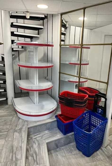 Островен стелаж за аптека, зоомагазин, хранителен магазин и др.