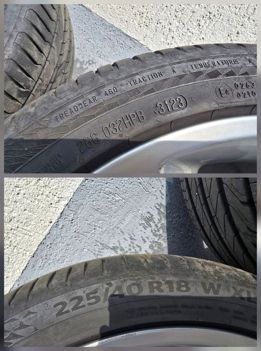 Jante Audi S-line 18 Cauciuc Continental 225/40/18