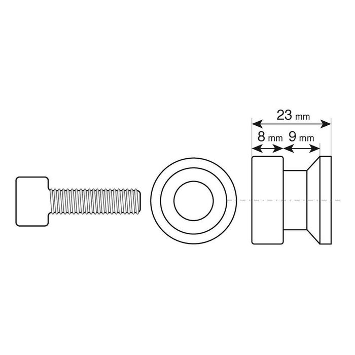 Surub set 2 bucati  moto Bobbin M8 Lampa