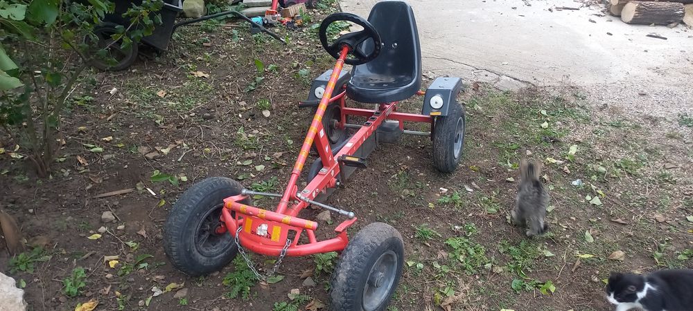 Vand dinocar kart bicicletă copii/adulți cu 4 roți