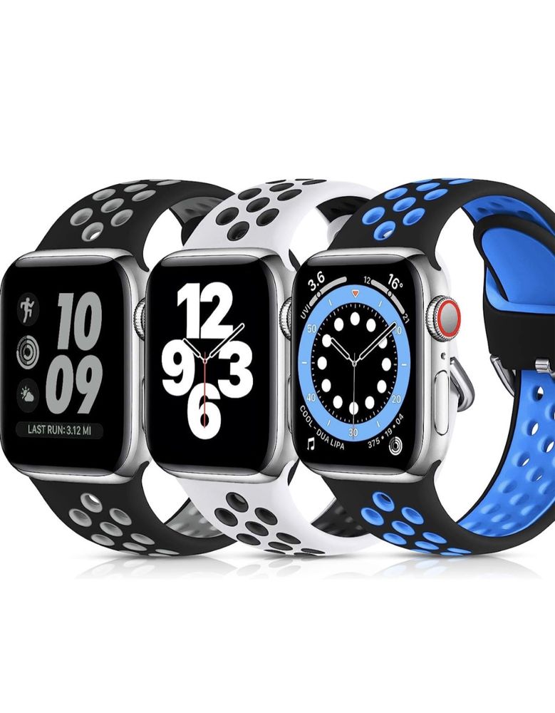 Curea Direct Mobile cu Gaurele Din TPU Compatibiula Ceas Apple Watch