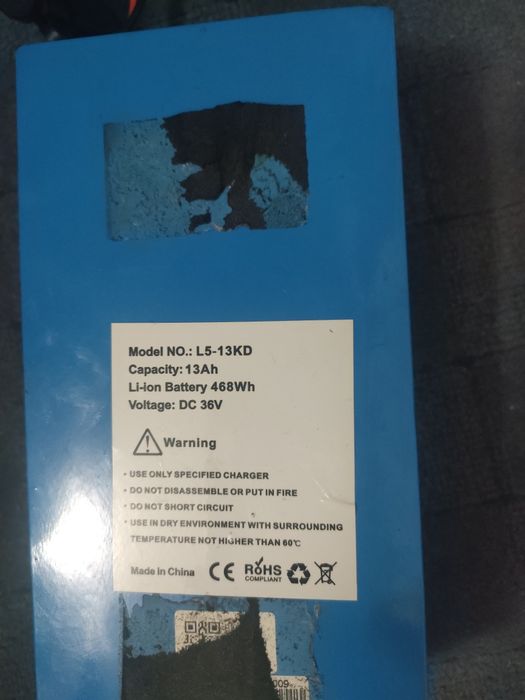 Baterie trotineta defecta pentru piese