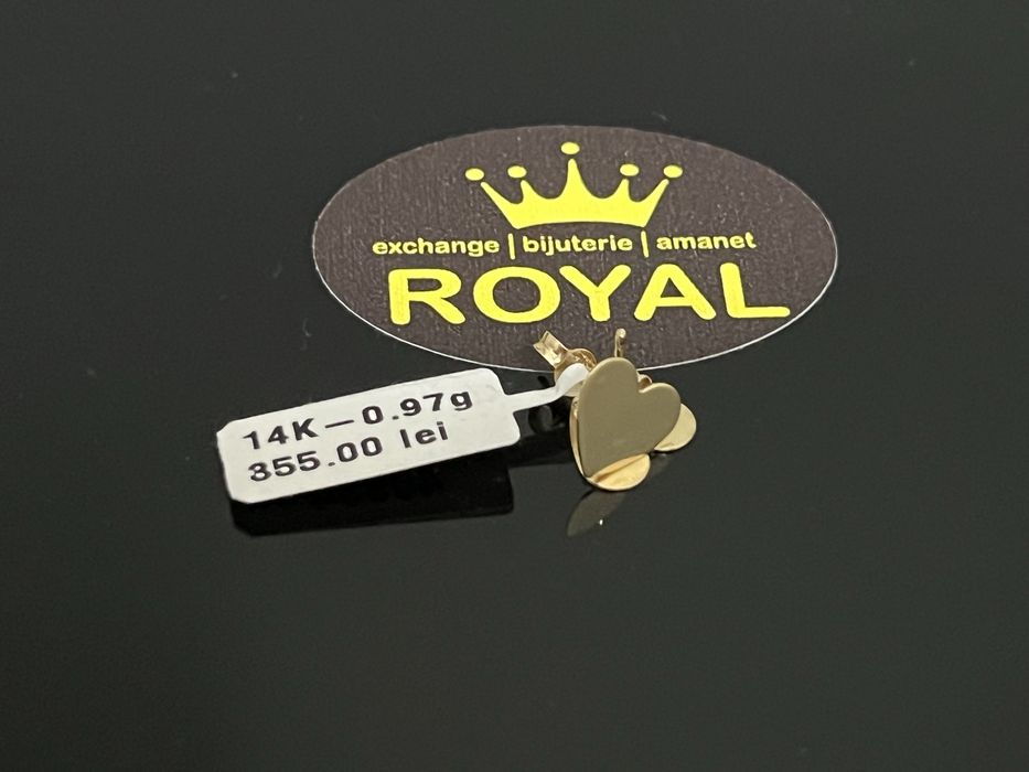 Bijuteria Royal CB : Cercei aur 14k 0,97 grame