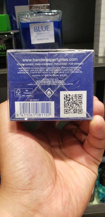 BLUE SEDUCTION Antonio Banderas