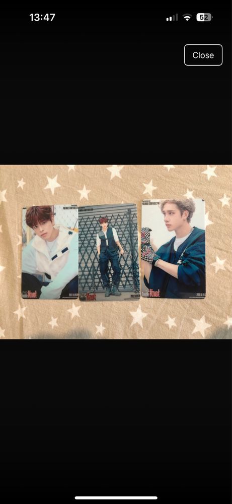 Photocarduri BTS si Stray Kids