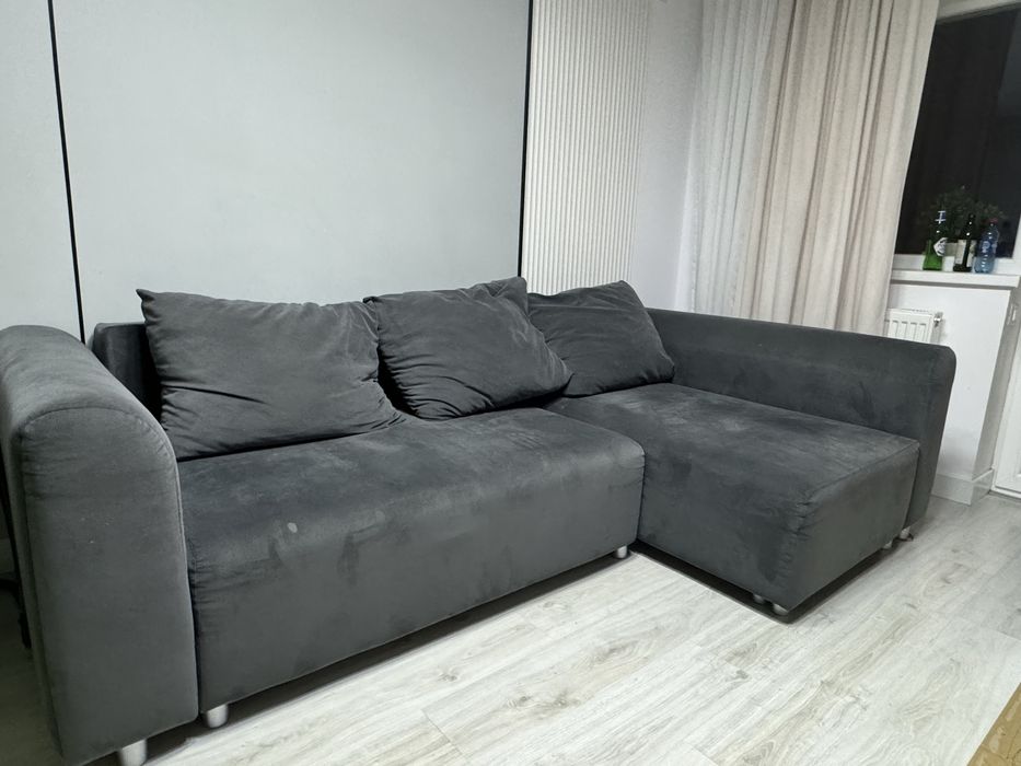 Canapea de colt cu sezlong