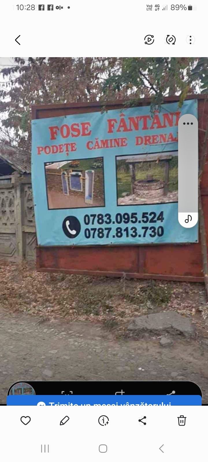 Fantani puturi cu verificare panza freatica drenaje fose