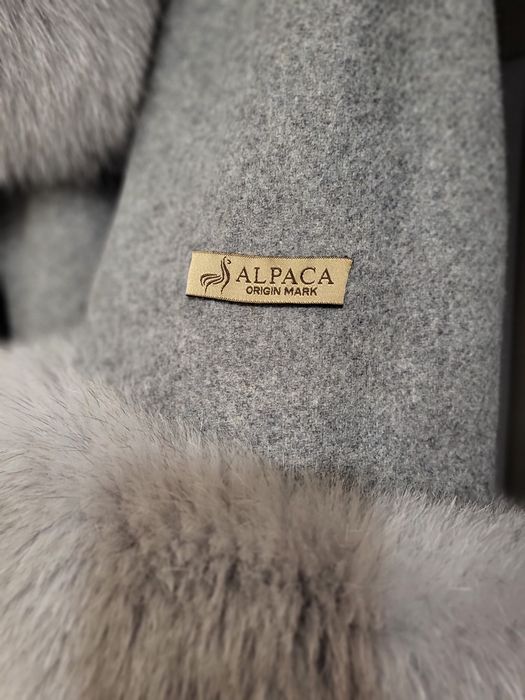 Палто ALPACA с лисица