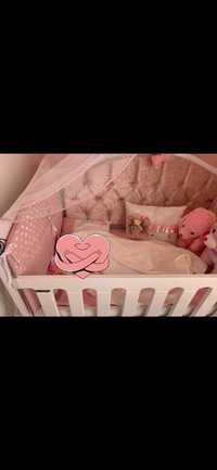 Бебешка кошара в розов цвят