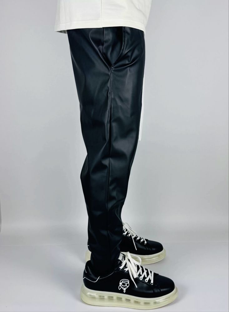 Pantaloni cu siret lung ,PIELE , calitate premium!