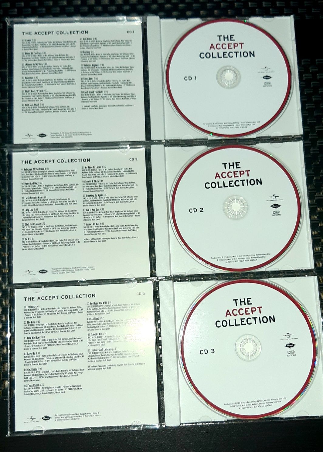 The Accept-The Collection 3 CD