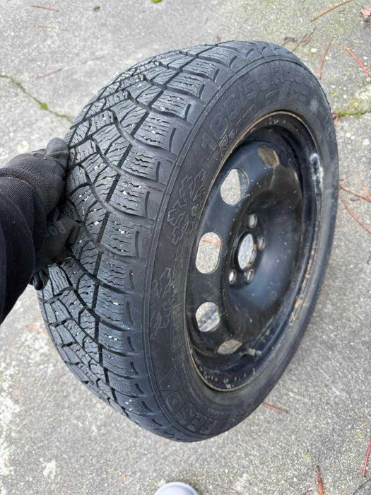 Set Jante din tabla + Cauciucuri Iarna ET38 6Jx15H2