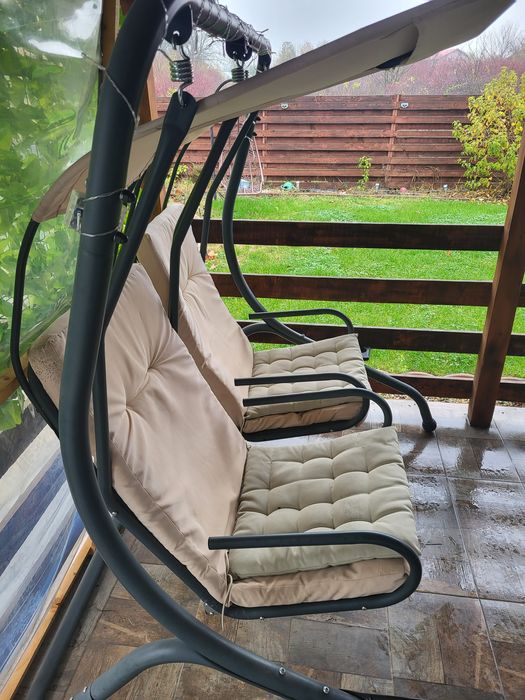 Balansuar grădină cu scaune individuale