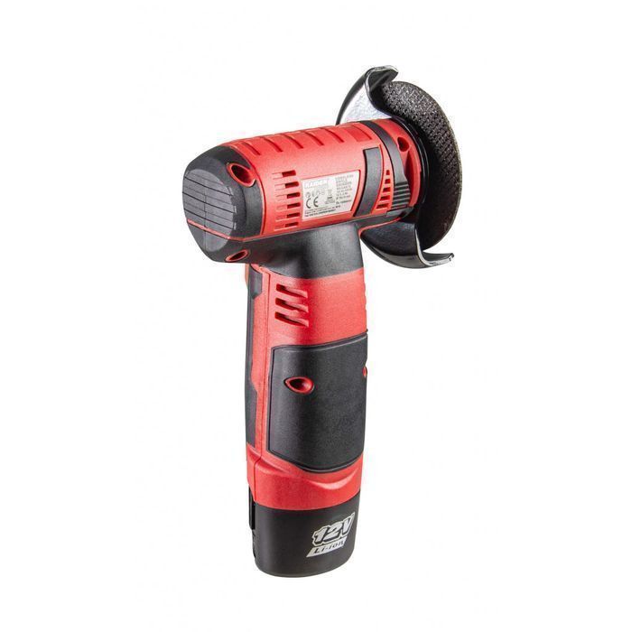 Polizor unghiular cu acumulator 12v 2ah 75x10mm raider