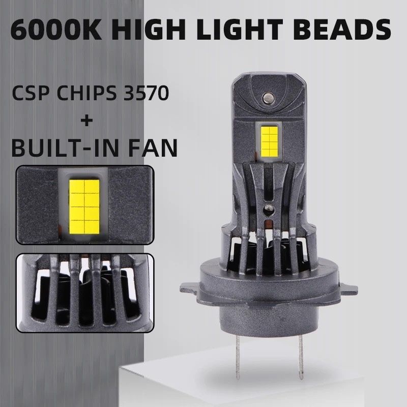 2023 Модел 180W LED Диодни крушки H7 12V 200% Светлина Директен Монтаж