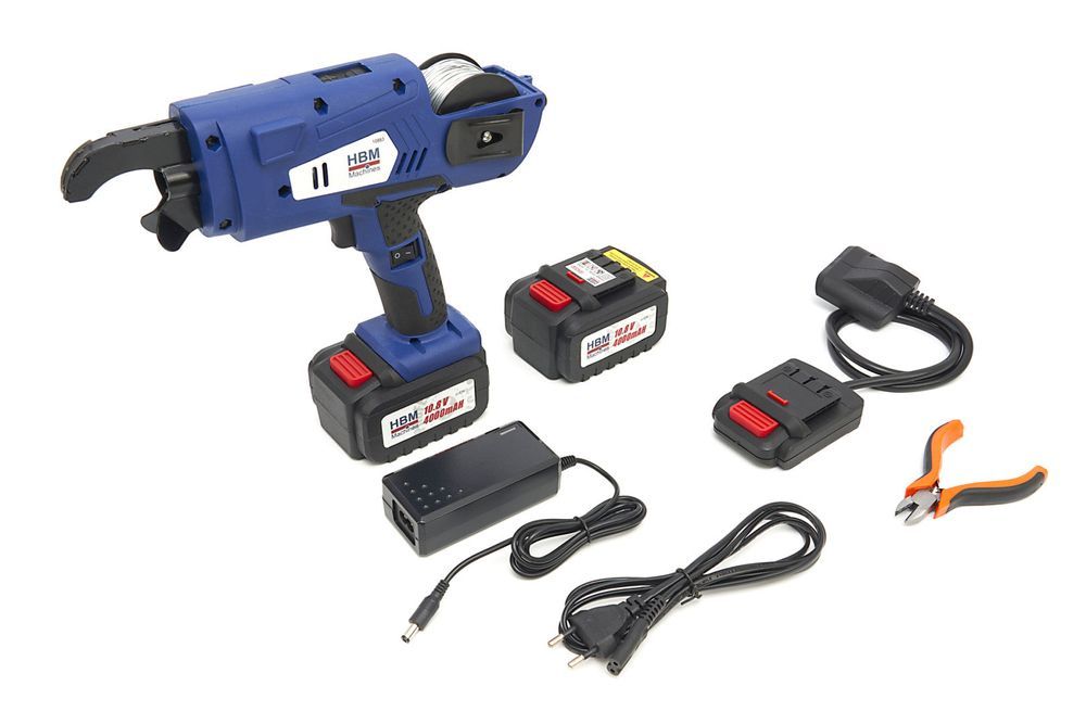 masina de legat fier beton - 2 acumulatori 10.8v 4.0ah hbm