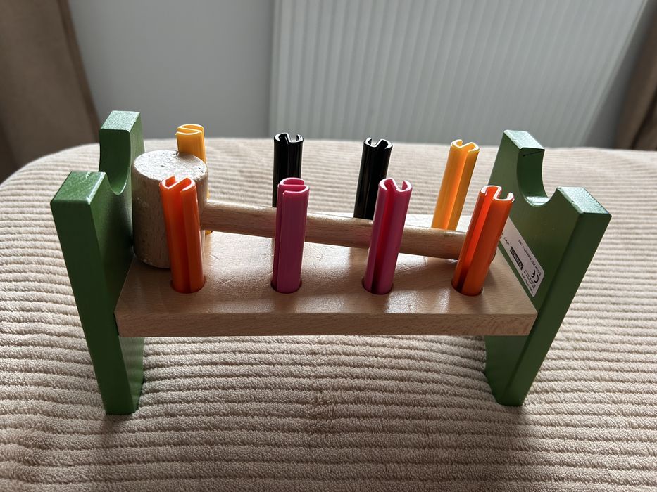 Set jucarii lemn si plastic pentru motricitate