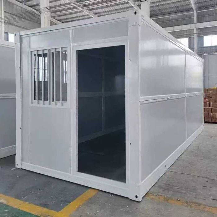 Container modular casa locuit pliabil 5800x2460x2510  cu usa geamuri