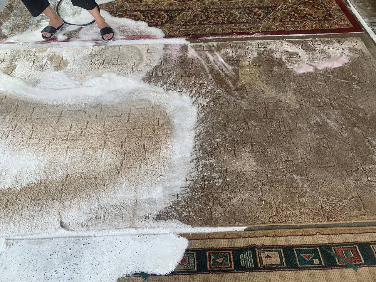 Стирка ковров Gilam yuvish
