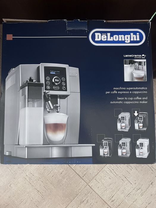 Espressor automat DeLonghi Cappuccino ECAM 23.460B, 1450W, LatteCrema