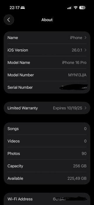 iPhone 16 Pro 256GB 100%