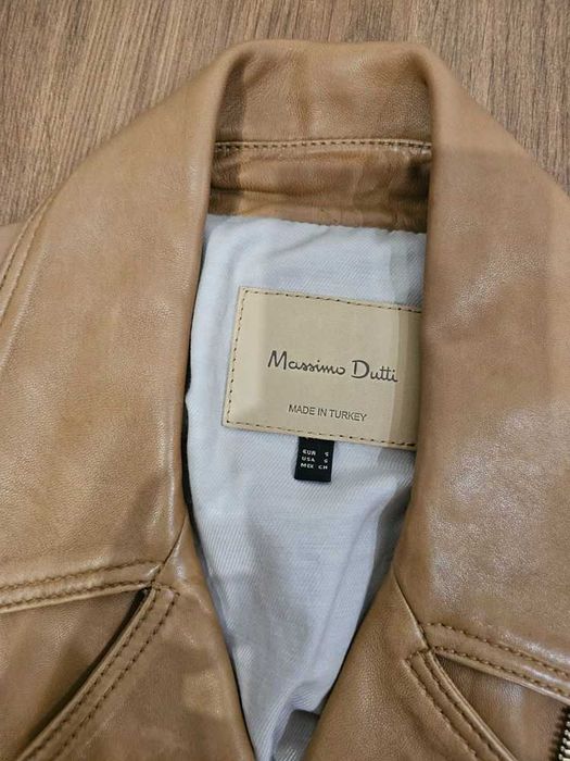 Дамско кожено яке Massimo Dutti