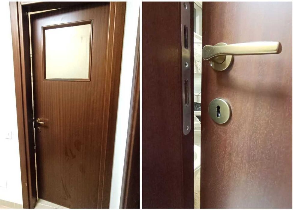 Ușă interior wenge, stare f buna (70x203cm)-toc, balamale + feronerie!