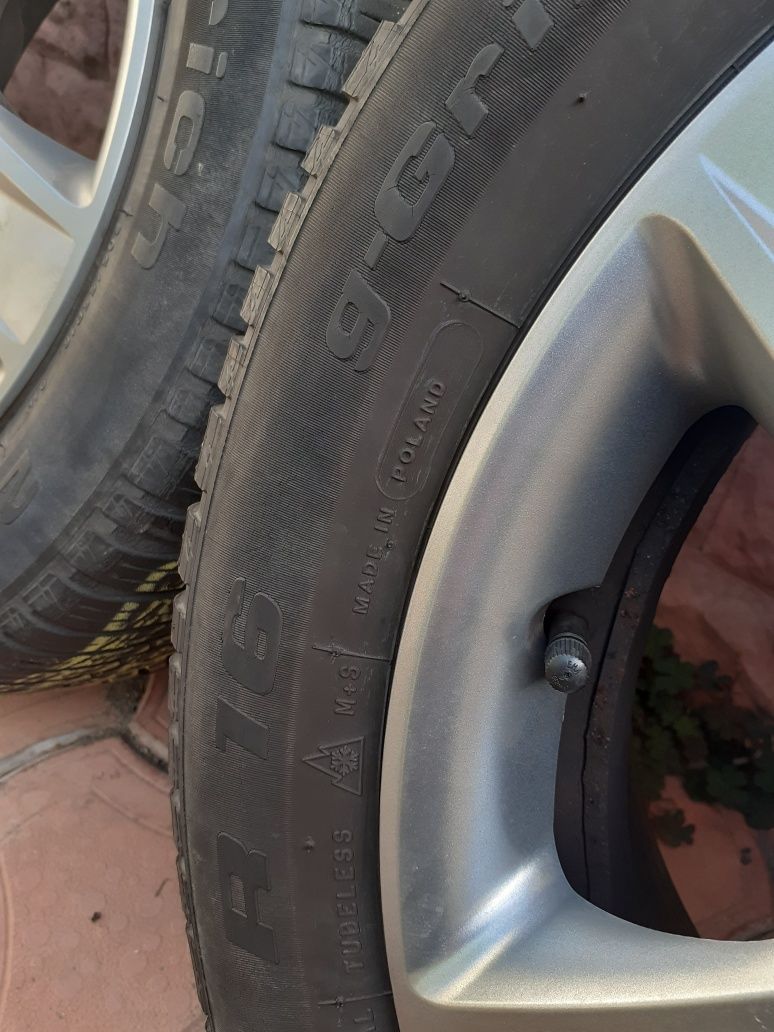 Jante cu cauciucuri BFGOODGRIH allsezon  ww 5x112