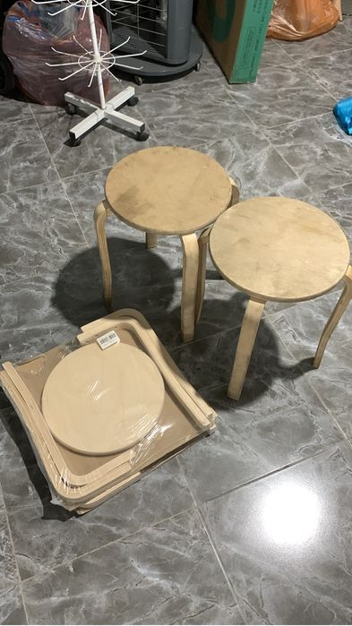 Табурет большой деревянный стул из дерева табурет Zeta