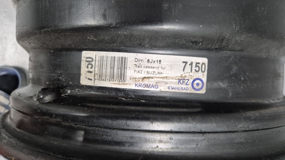 Jante tabla R15 Fiat Suzuki Audi Seat Skoda Volkswagen