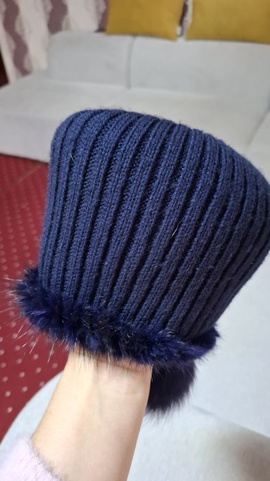 Шапочка норка новая