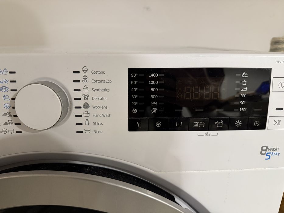 Masina de spalat cu uscator cald Beko HTV8733XS0