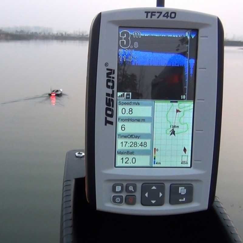 Sonar color cu Autopilot pentru navomodele – Toslon TF740