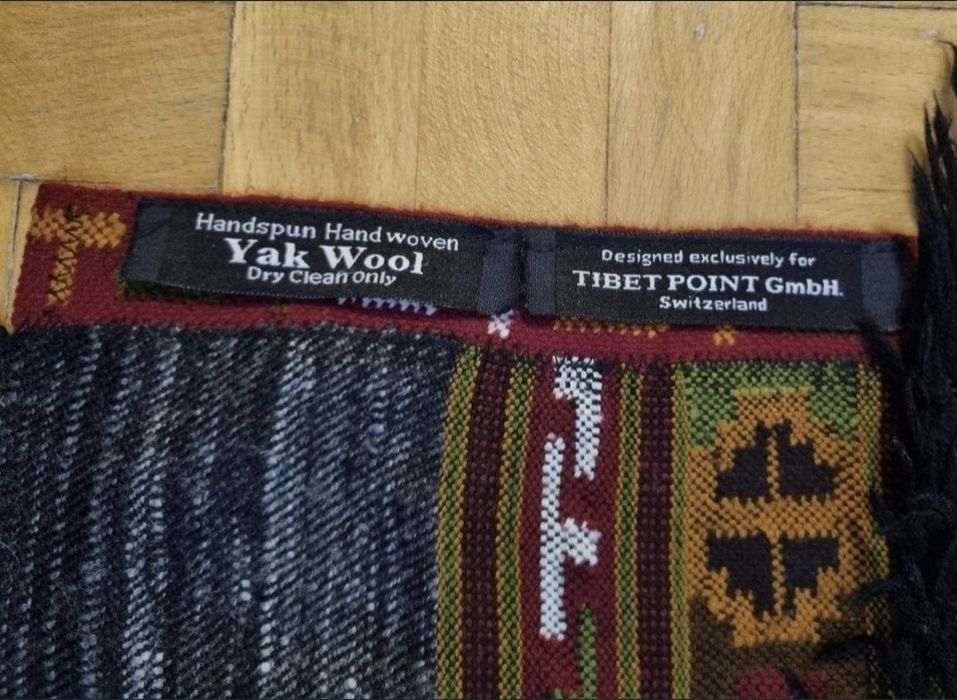Esarfa de lux Handmade in Tibet - Lână Yak - Tibet Point Switzerland